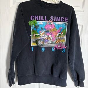 Chill Since 1993 Malibu Graphic Crewneck Sweatshirt